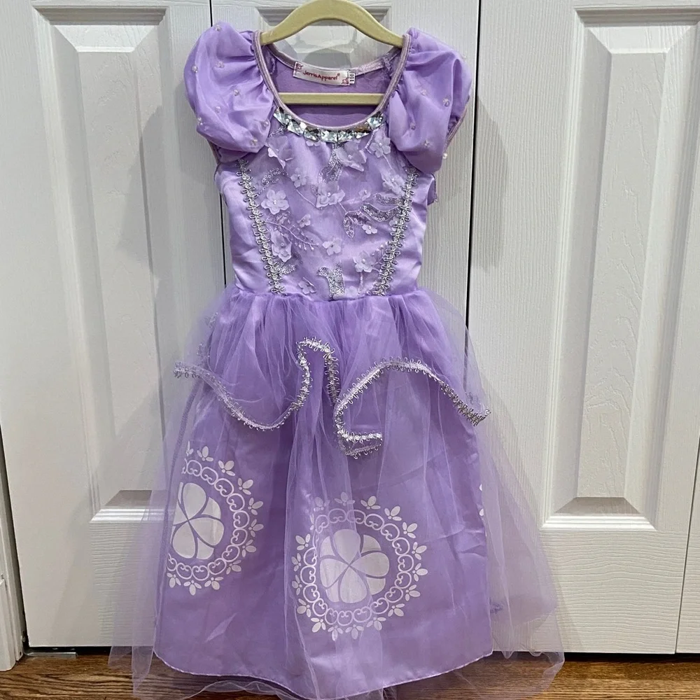 Sofia the First Purple Princess Kids Costume - Picture 2 of 9